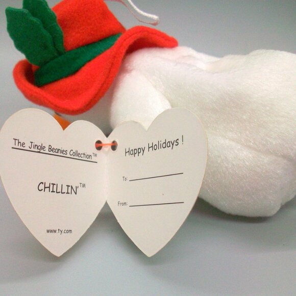 Ty Jingle Beanies Snowmen Ornament Set 2002 Snowgirl 2003 Chillin 2004 Melton - Picture 15 of 15